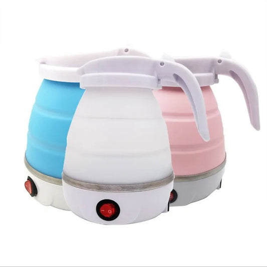 Portable Electric Water Heater Foldable Teapot Kettle for Travel Home 600ml 110V 220V™